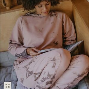 The Simple Folk Pink Tie-Dye Lounge Set
